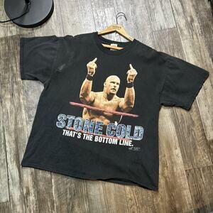 Vintage 1998 Stone Cold Austin shirt WWF XL 3:16 Faded